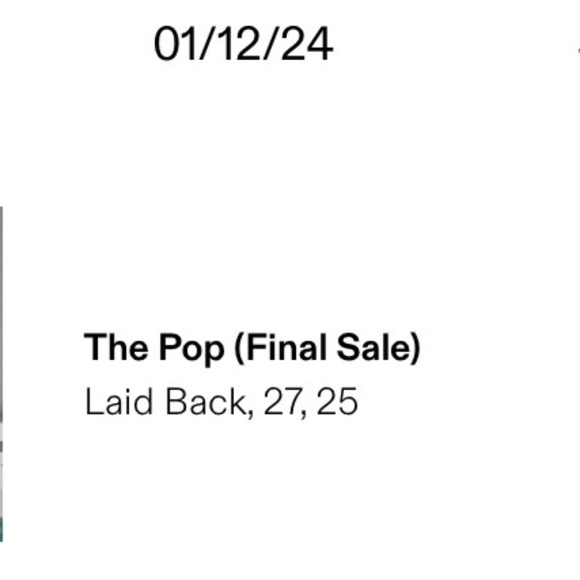 AYR The Pop Jeans Laid Back NWOT Slight Crop Denim 27 Short - Picture 3 of 15